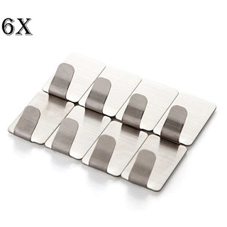Self Adhesive Hooks Wall Door Steel Strong Sticky Sucker Holder Removable